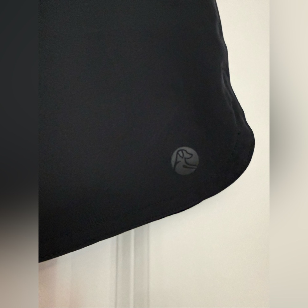 Rhoback Grit Gym Short in midnight black - 7”, size: M - Picture 3 of 5